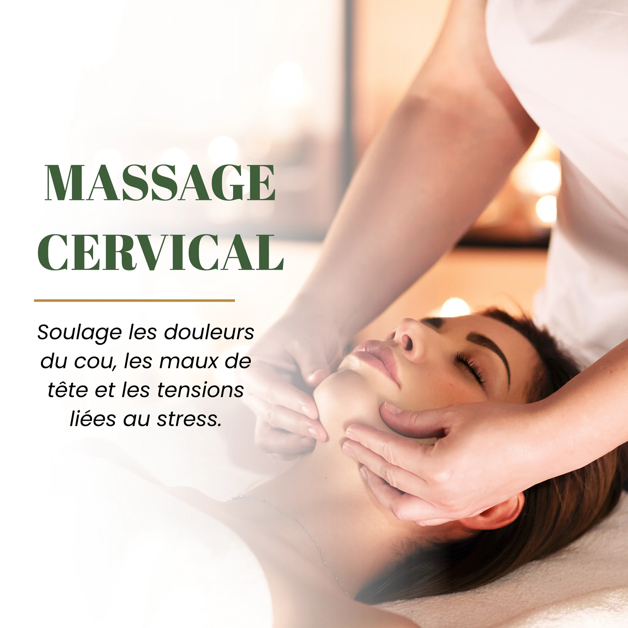 Massage cervical RoyalLotus à domicile — soulage les douleurs du cou et les tensions liées au stress