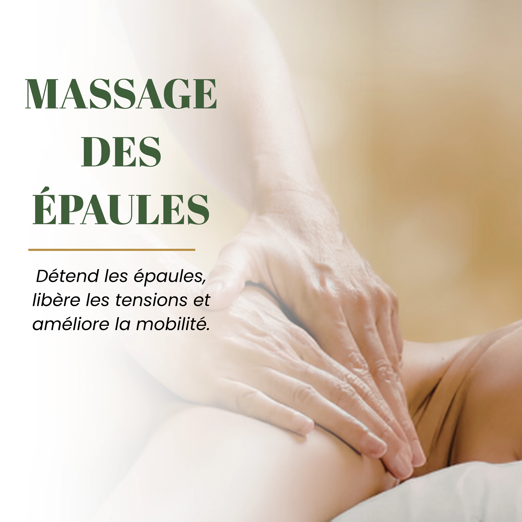 Massage des épaules RoyalLotus à domicile — détend les épaules, libère les tensions et améliore la mobilité